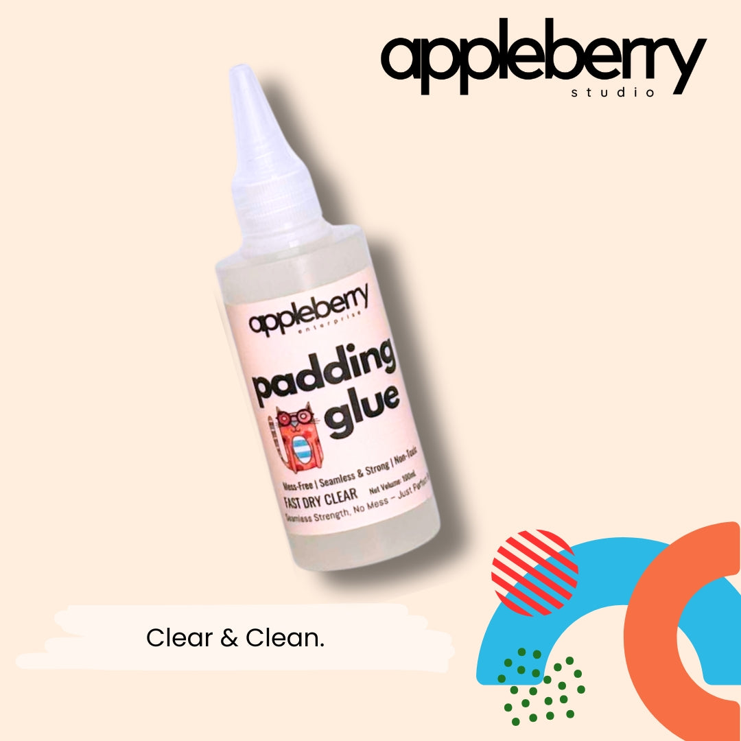 Colored Padding Glue in easy squeeze bottle 100mL