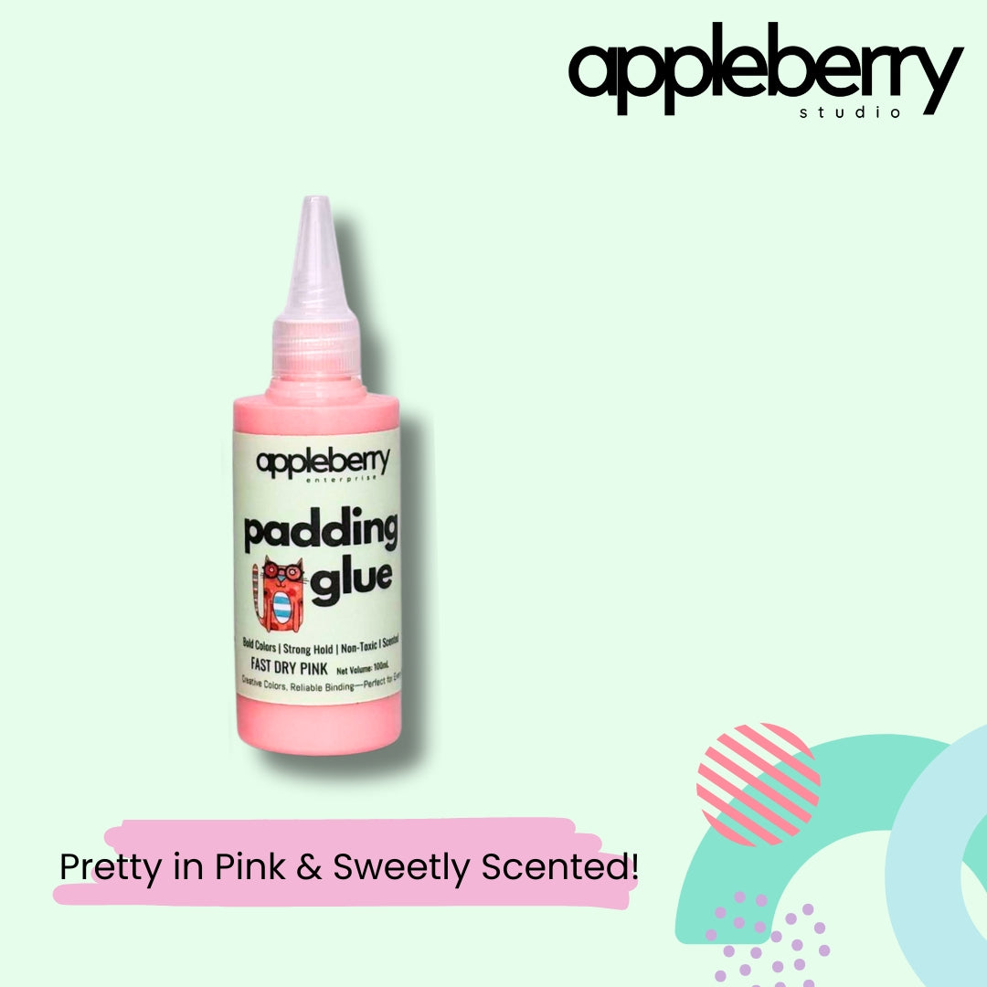 Colored Padding Glue in easy squeeze bottle 100mL