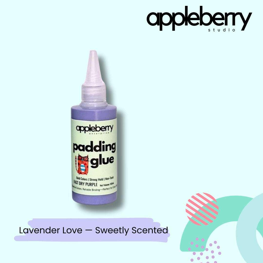 Colored Padding Glue in easy squeeze bottle 100mL