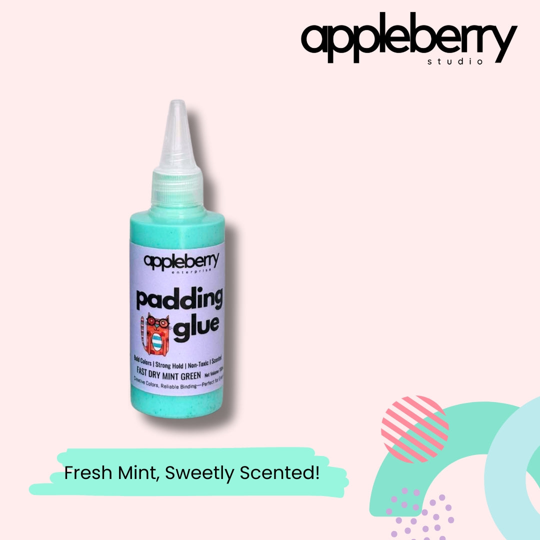 Colored Padding Glue in easy squeeze bottle 100mL