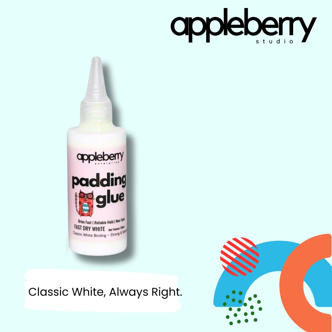 Colored Padding Glue in easy squeeze bottle 100mL