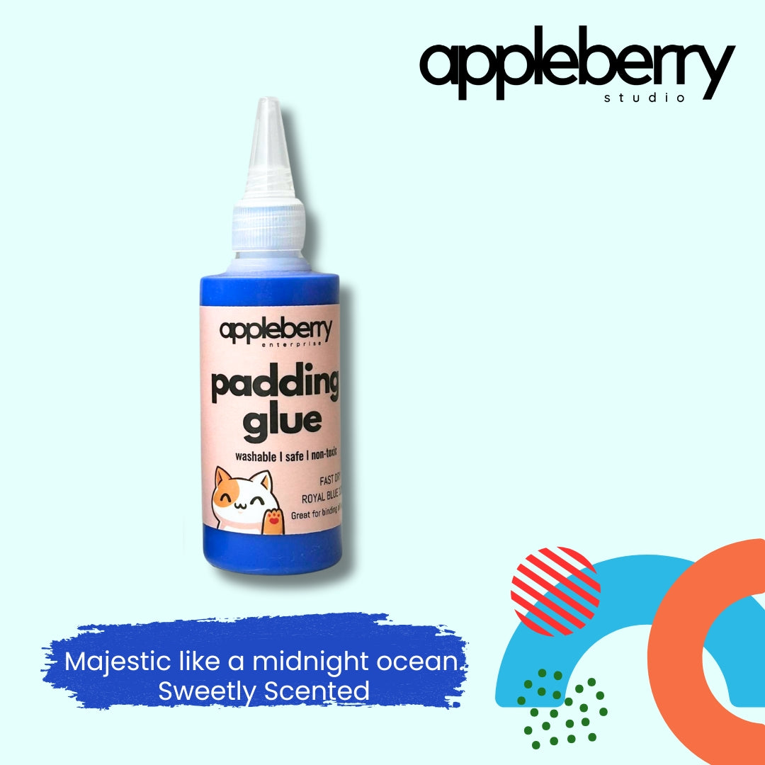 Colored Padding Glue in easy squeeze bottle 100mL