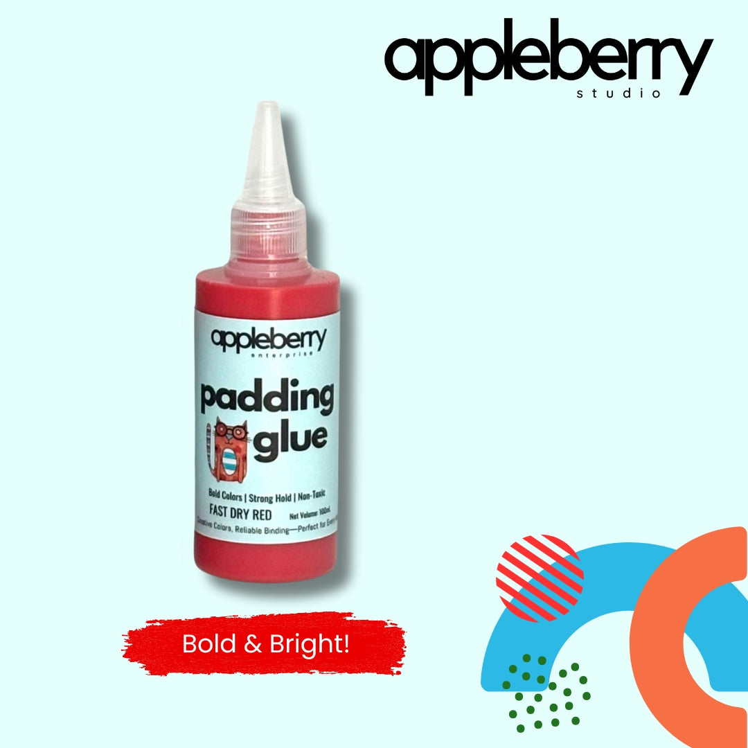 Colored Padding Glue in easy squeeze bottle 100mL