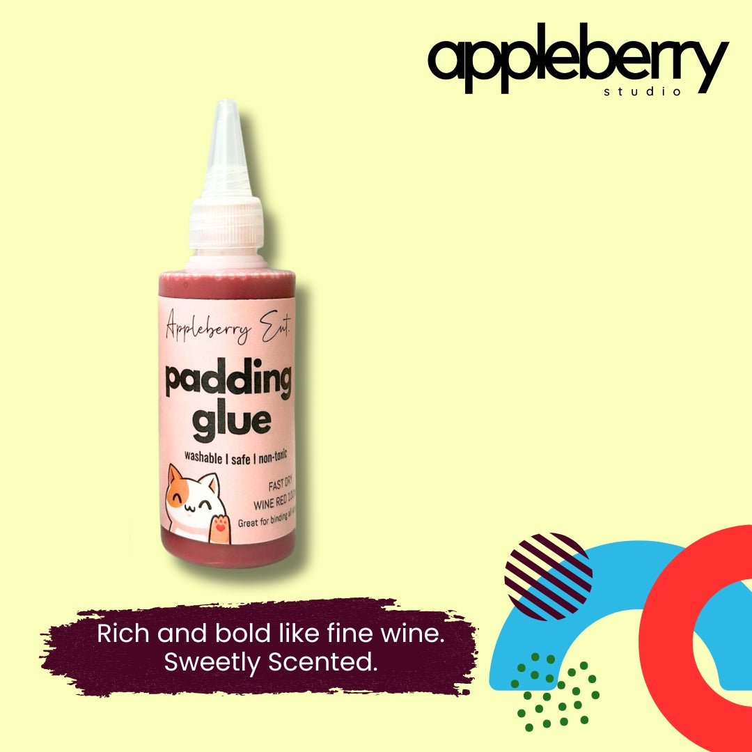 Colored Padding Glue in easy squeeze bottle 100mL
