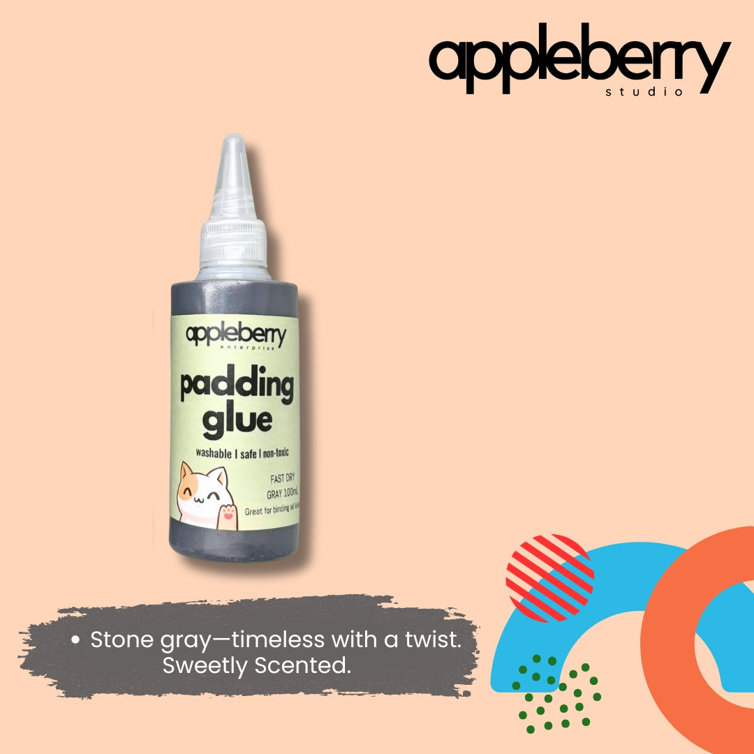 Colored Padding Glue in easy squeeze bottle 100mL