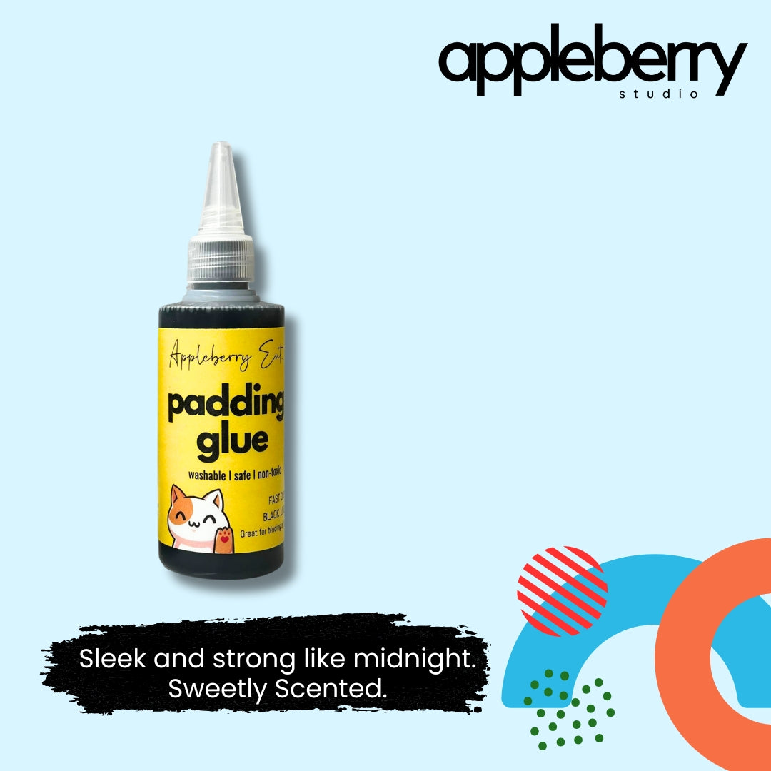 Colored Padding Glue in easy squeeze bottle 100mL