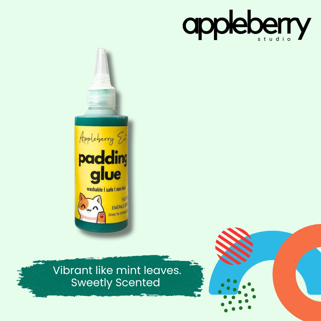 Colored Padding Glue in easy squeeze bottle 100mL