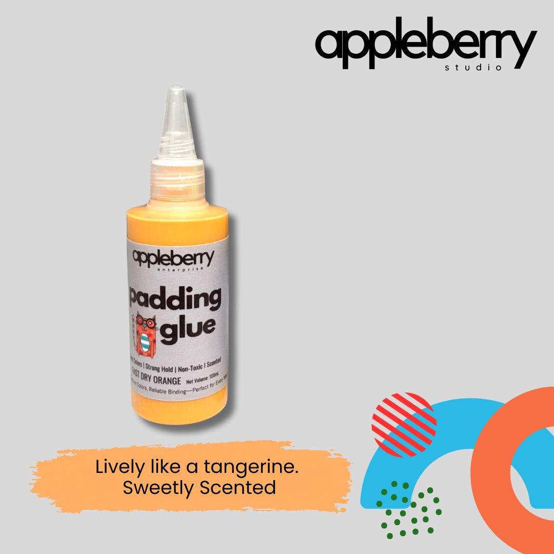 Colored Padding Glue in easy squeeze bottle 100mL
