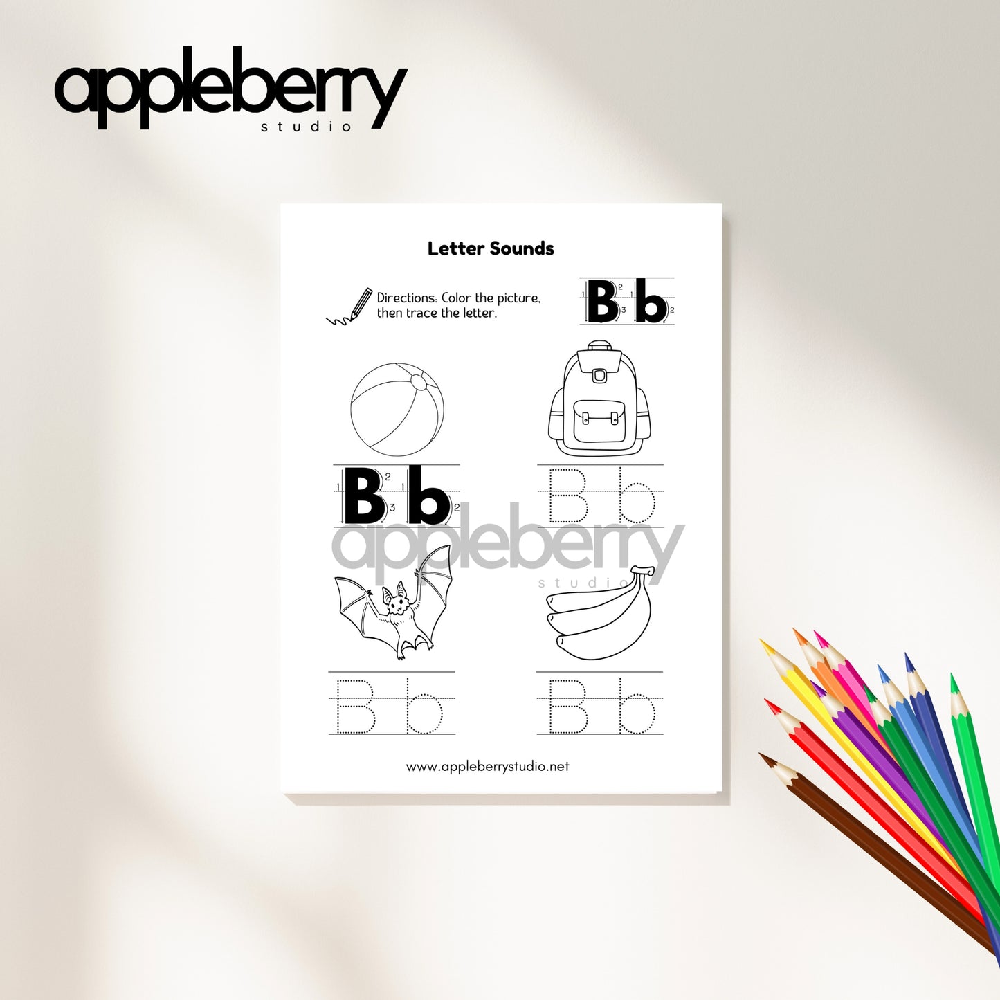 ABC Minimal – Printable Tracing Pack (Printable PDF)