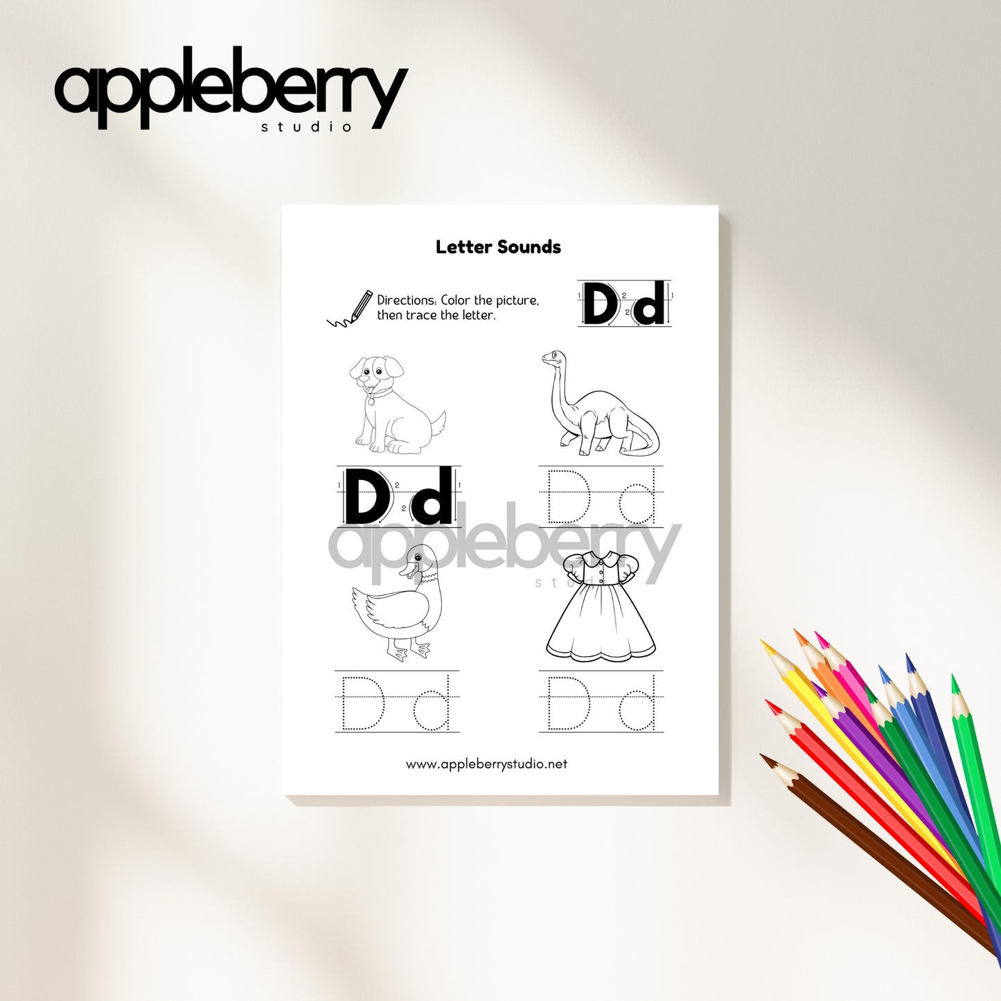 ABC Minimal – Printable Tracing Pack (Printable PDF)