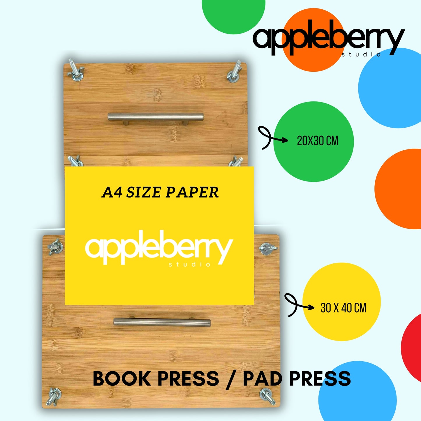 BOOK PRESS / PAD PRESS for DIY notepad, receipt and tracing pad.